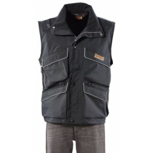 Veste fonctionnelle sans manches noire